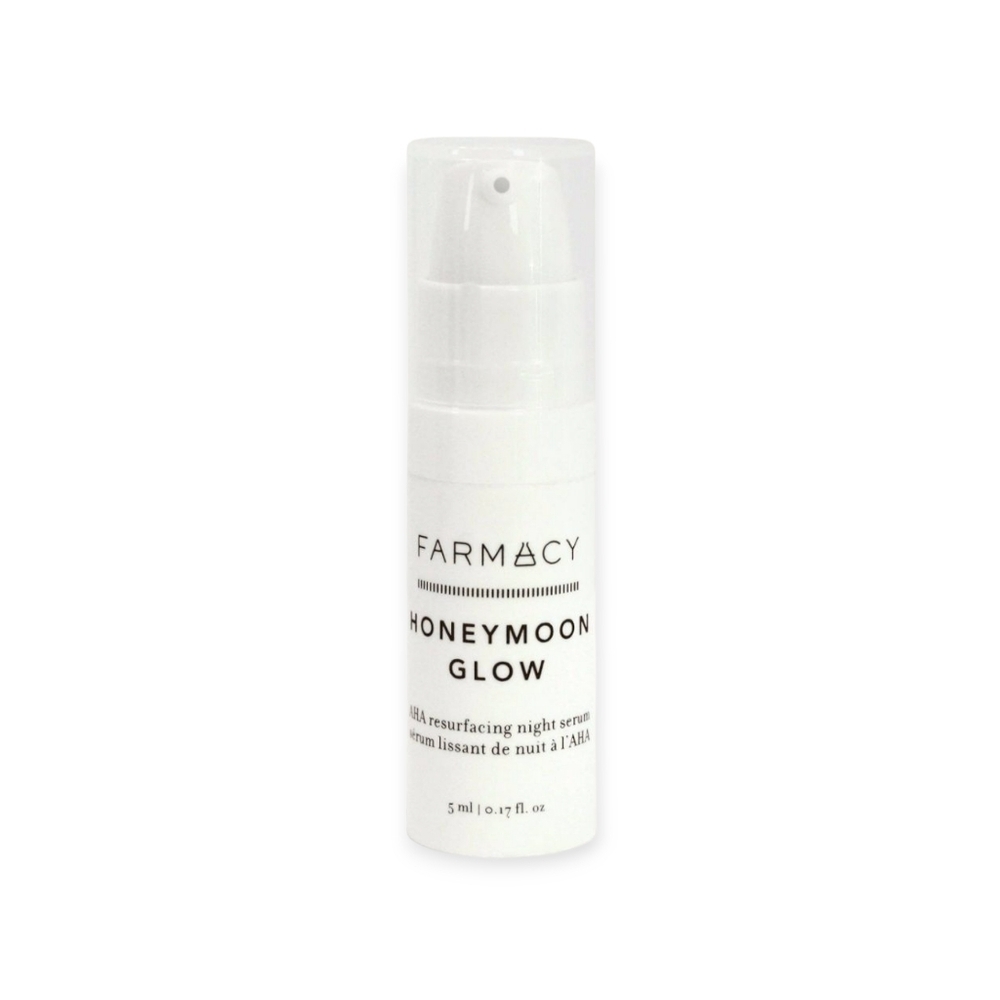 Farmacy Honeymoon Glow 14 AHA Night Serum Mini 5ml Exfoliating Skin Care GlowPro - Picture 1 of 3